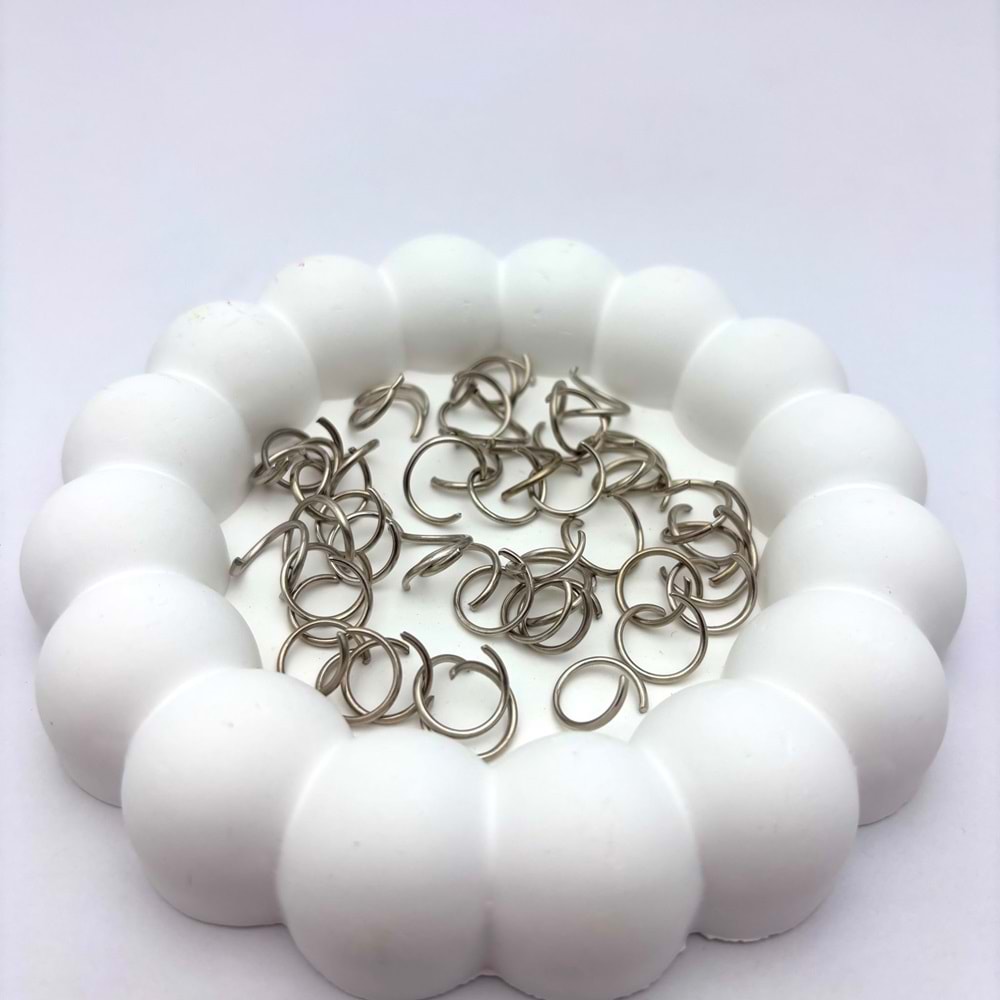 Kaplama Metal Halka Kalın 12 mm 1 Paket 10 Gr