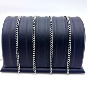 Geniş Halka Model 0.90 mm Gümüş 1 m 1 Adet