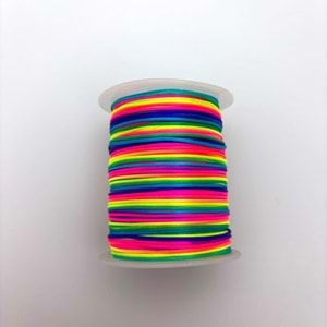Floş İp Renkli 2 mm Bobin 100 M-1 Adet