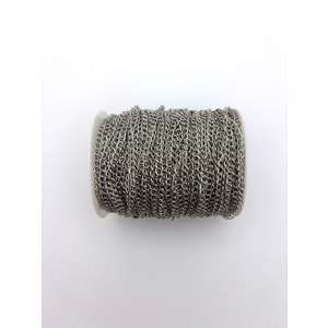 Geniş Halka Model 1 mm Gümüş 1 m 1 Adet