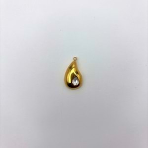 Gold Damla Model 10 mm 1 Adet