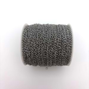 İnce Zincir Model 0.6 mm Gümüş 1 m 1 Adet