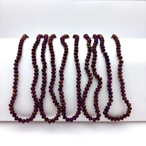 6 mm Kristal Boncuk 1 Dizi