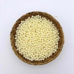 6 mm Plastik İnci Krem 100 Gr