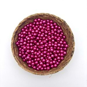 8 mm Cam İnci Pembe 100 Gr