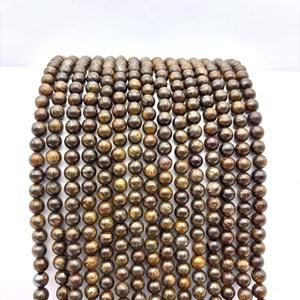 Doğal Taş Bronzit 6 mm 1 Dizi