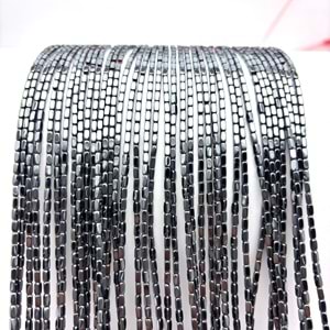 Doğal Taş Hematit 4*2 mm 1 Dizi
