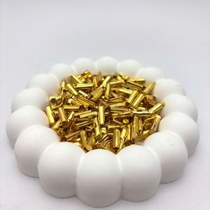 Altın Kaplama Boru Kapama 12 mm 1 Paket 10 Gr