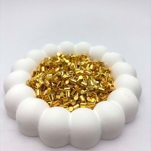 Altın Kaplama Boru Kapama 5 mm 1 Paket 10 Gr