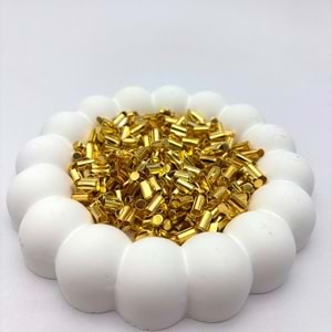 Altın Kaplama Boru Kapama 7 mm 1 Paket 10 Gr