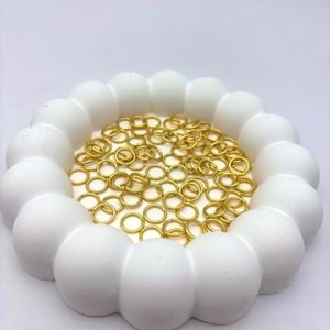 Altın Kaplama Metal Halka 10 mm 1 Paket 10 Gr
