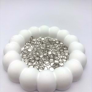 Kaplama Metal Halka İnce 8 mm 1 Paket 10 Gr