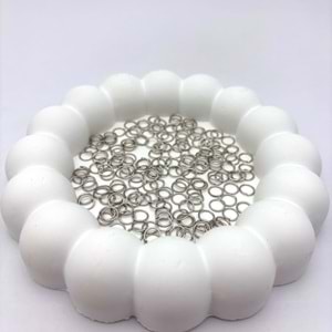 Kaplama Metal Halka İnce 6 mm 1 Paket 10 Gr