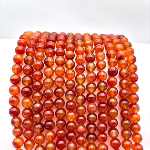 Doğal Taş Akik 10 mm 1 Dizi