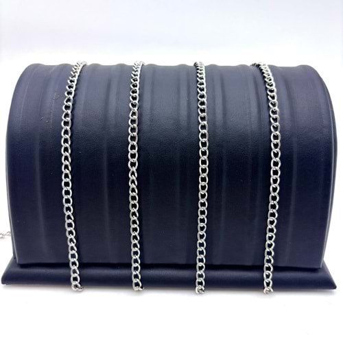 Geniş Halka Model 0.90 mm Gümüş 1 m 1 Adet