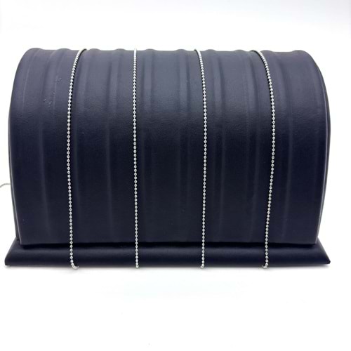 Top Zincir Model 1.5 mm Gümüş 1 m 1 Adet