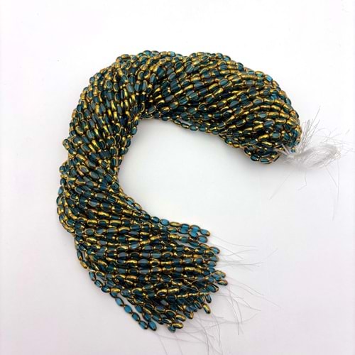 Çek Kristali Petrol Yeşili 1 Dizi