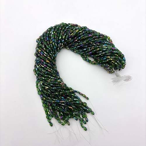 Çek Kristali Haki Yeşil 1 Dizi