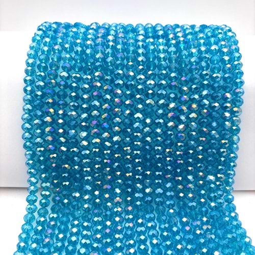 8 mm Kristal Boncuk 1 Dizi