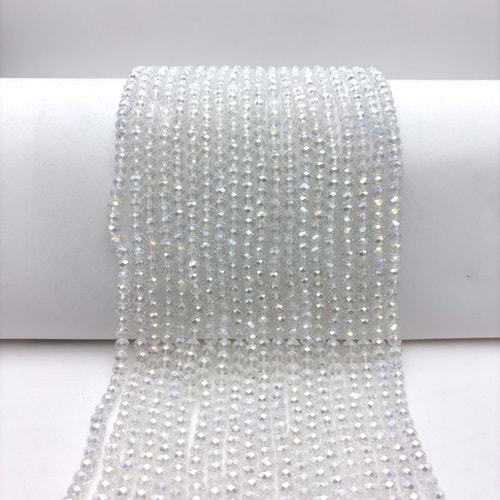 6 mm Kristal Boncuk 1 Dizi