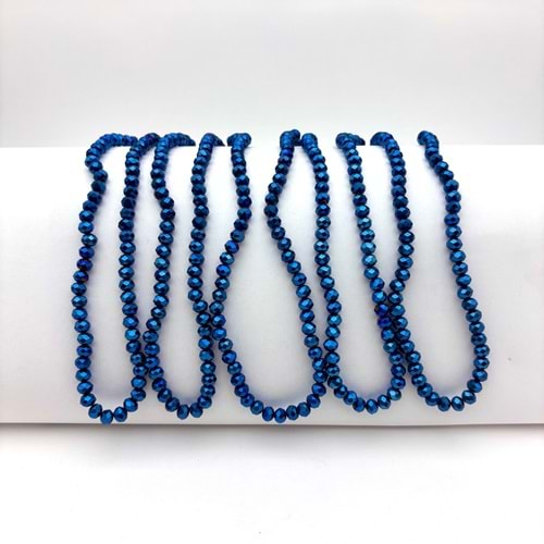 6 mm Kristal Boncuk 1 Dizi