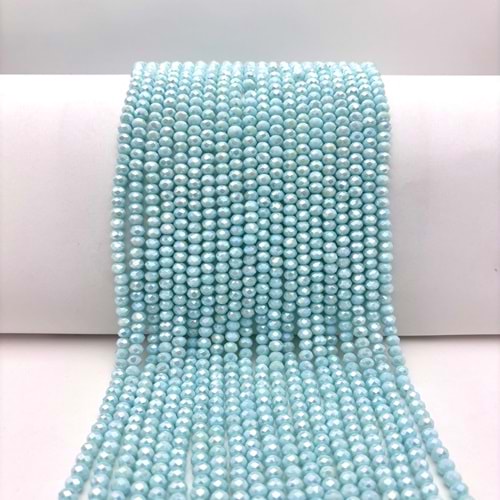 6 mm Kristal Boncuk 1 Dizi