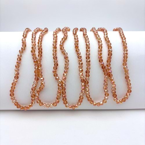 6 mm Kristal Boncuk 1 Dizi