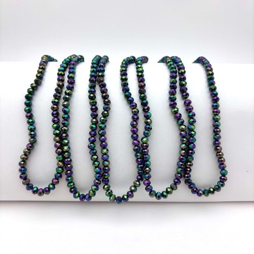 6 mm Kristal Boncuk 1 Dizi