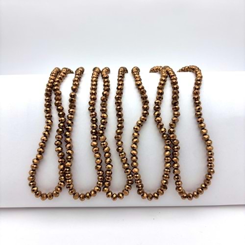 6 mm Kristal Boncuk 1 Dizi