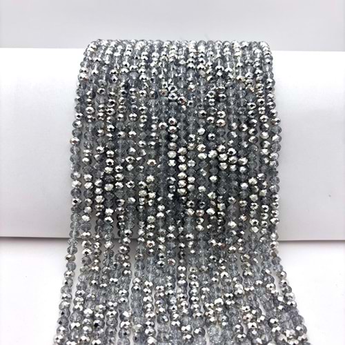 6 mm Kristal Boncuk 1 Dizi