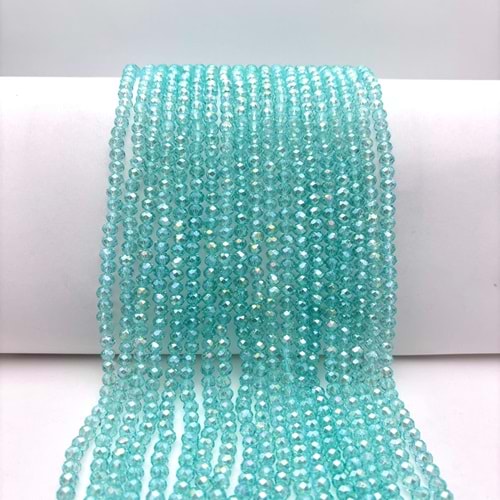 6 mm Kristal Boncuk 1 Dizi