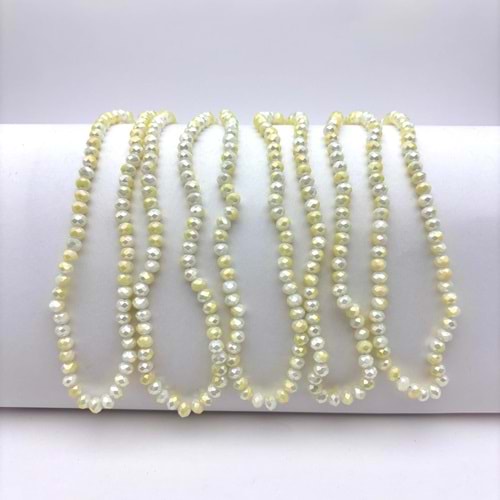 6 mm Kristal Boncuk 1 Dizi