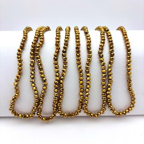 6 mm Kristal Boncuk 1 Dizi