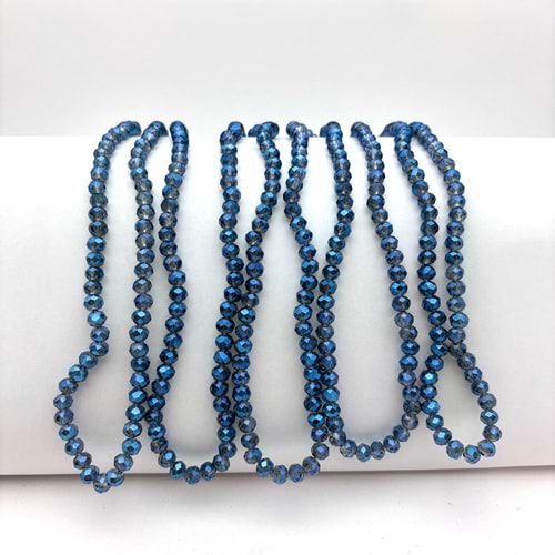 6 mm Kristal Boncuk 1 Dizi