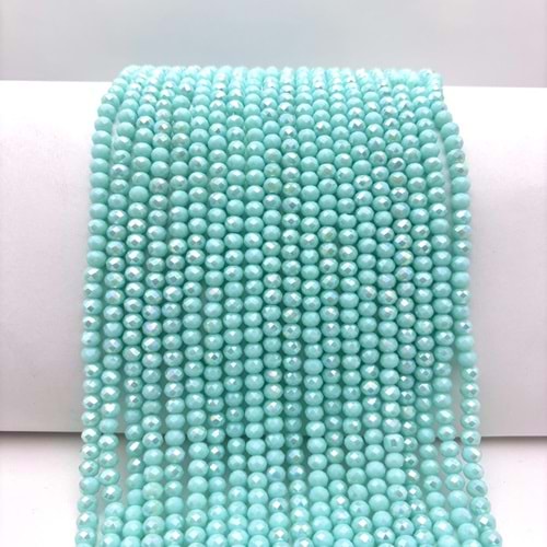 6 mm Kristal Boncuk 1 Dizi