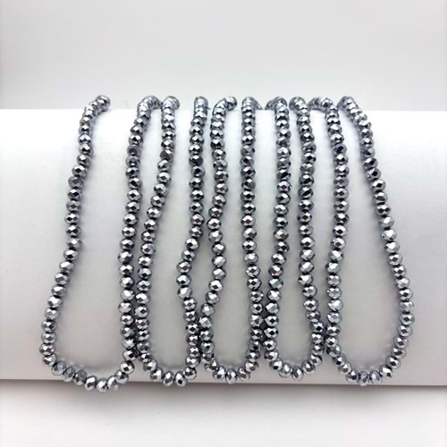 6 mm Kristal Boncuk 1 Dizi