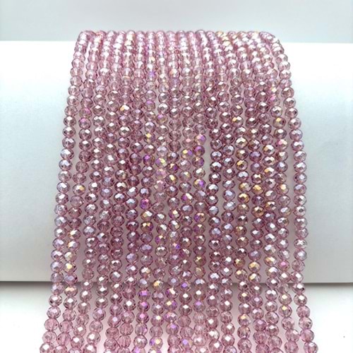 6 mm Kristal Boncuk 1 Dizi