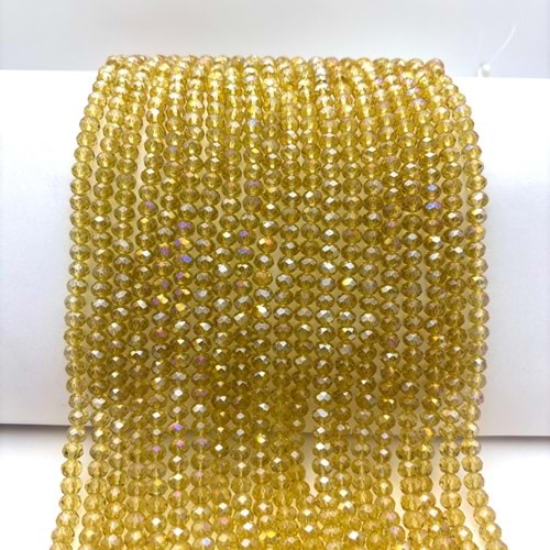 6 mm Kristal Boncuk 1 Dizi