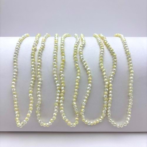 4 mm Kristal Boncuk 1 Dizi