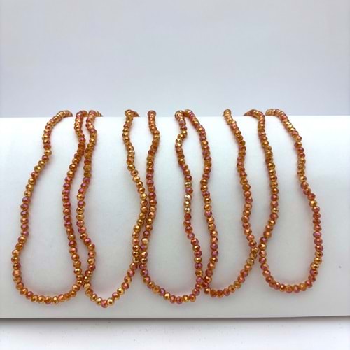 4 mm Kristal Boncuk 1 Dizi