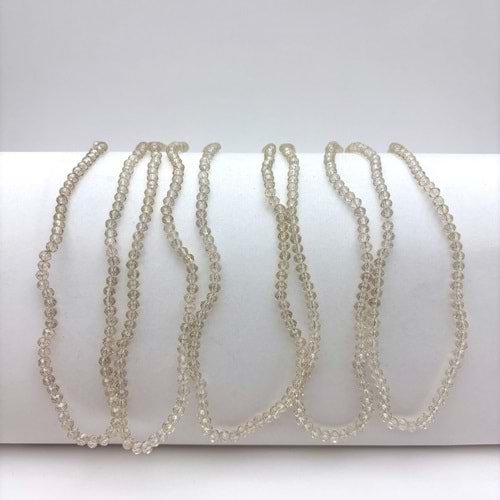 4 mm Kristal Boncuk 1 Dizi