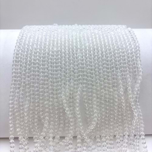 4 mm Kristal Boncuk 1 Dizi