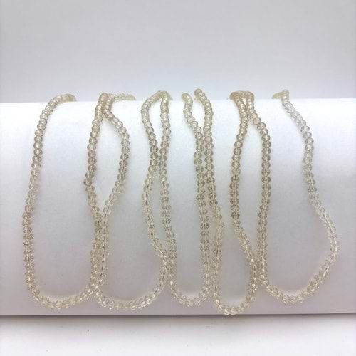 4 mm Kristal Boncuk 1 Dizi