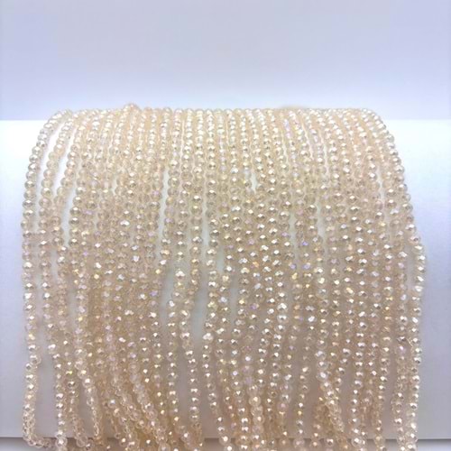 4 mm Kristal Boncuk 1 Dizi