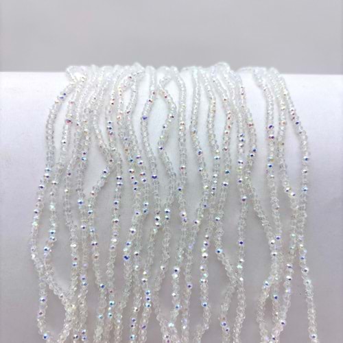 1 mm Kristal Boncuk 1 Dizi