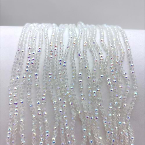 2 mm Kristal Boncuk 1 Dizi