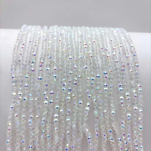 3 mm Kristal Boncuk 1 Dizi