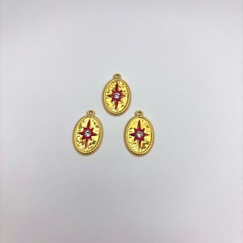 Çelik Kolye Ucu 1 Adet