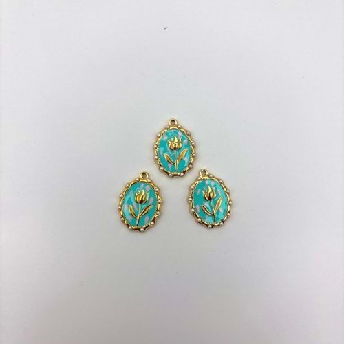 Çelik Kolye Ucu 1 Adet