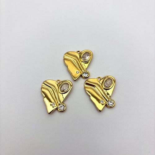 Çelik Kolye Ucu 1 Adet